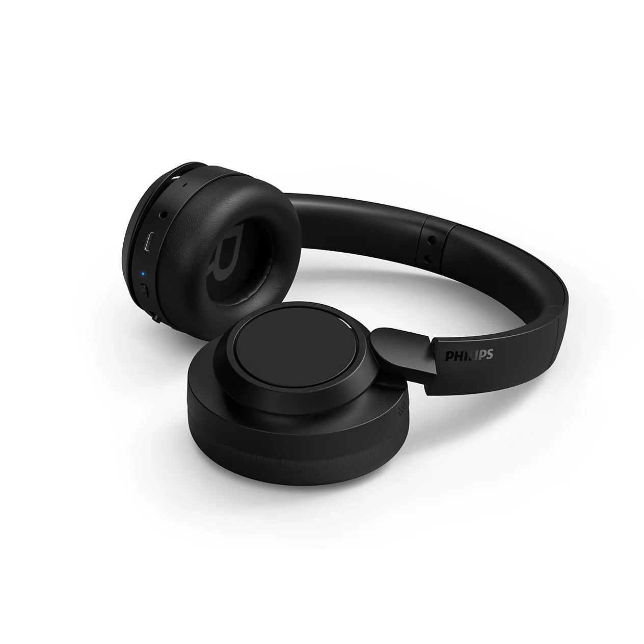 Fones de ouvido sem fio pretos