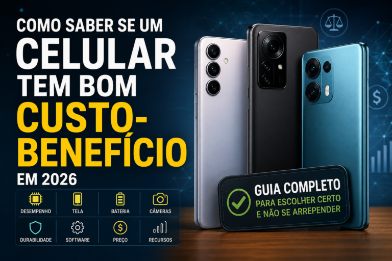 Celulares com bom custo-benefício 2026
